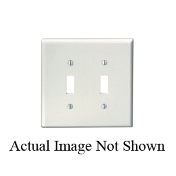 Leviton Wallplates 2 Gang Tgle Wlplt Midway La 80509-T